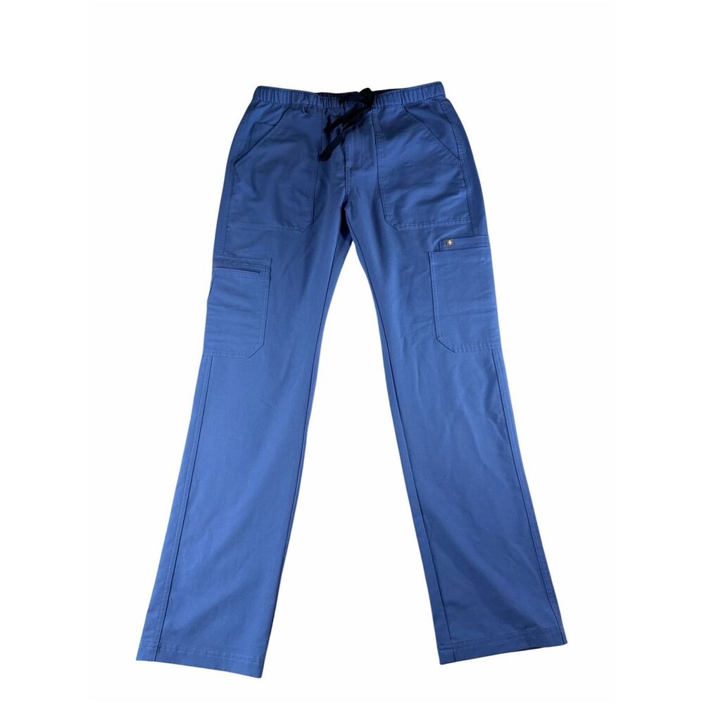 FIGS Mens Blue Cairo Cargo Scrub Pants